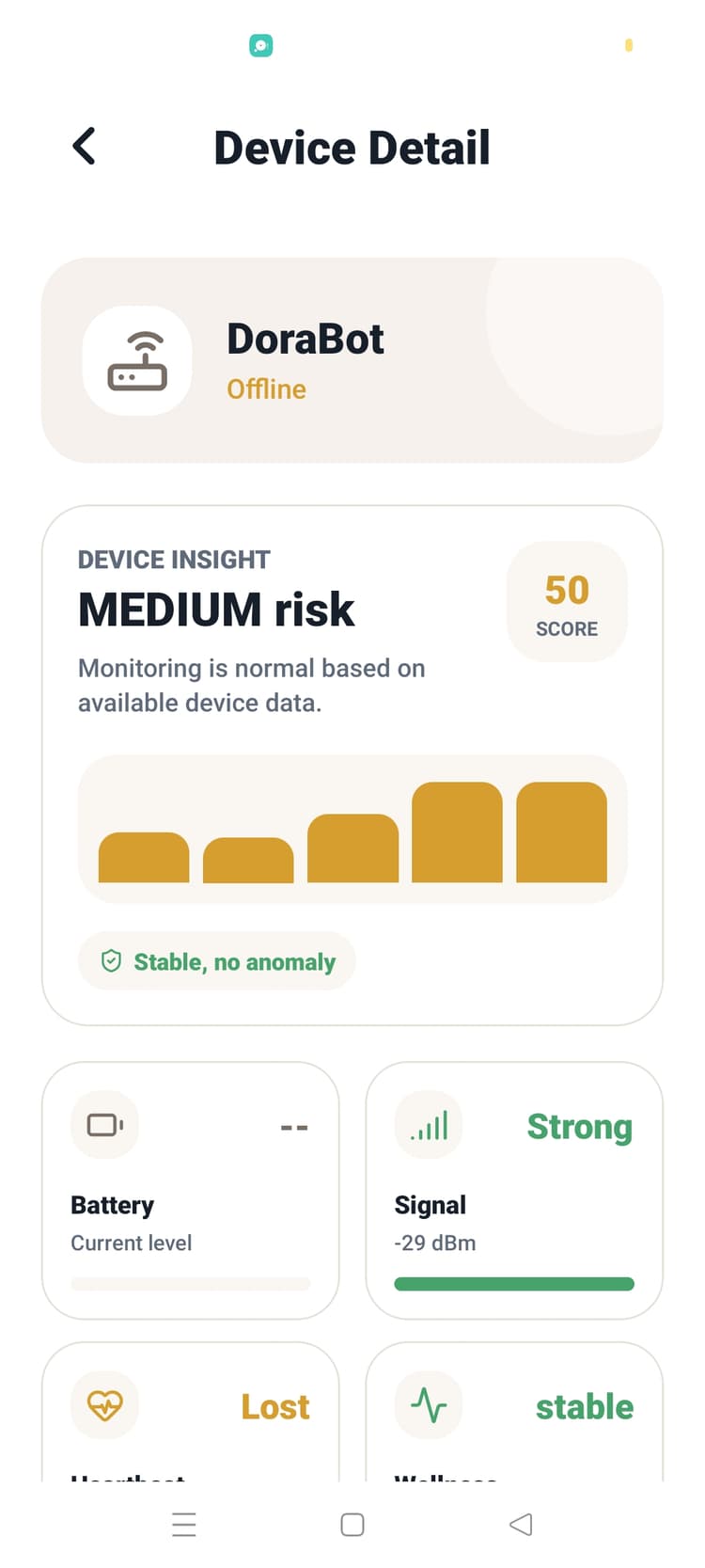 Eldora home dashboard preview